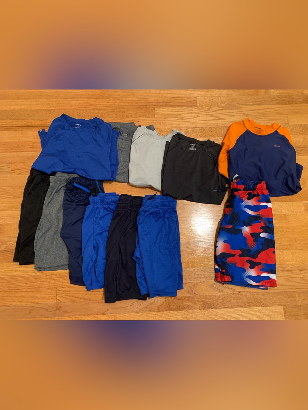 Old Navy Kids Active Shorts and Tops. Size XL (14-16)